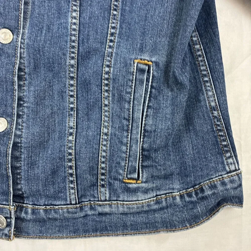 Women’s Levi Trucker  Classic Denim Jean Jacket Size XL